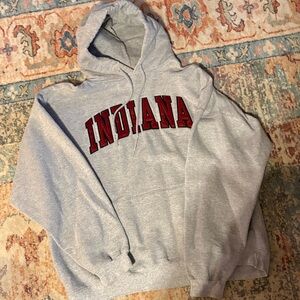 Indiana Gray Hoodie Sweater